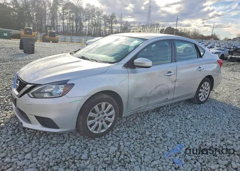 2018 Nissan Sentra S из США, поврежденный, VIN 3N1AB7APXJY329852